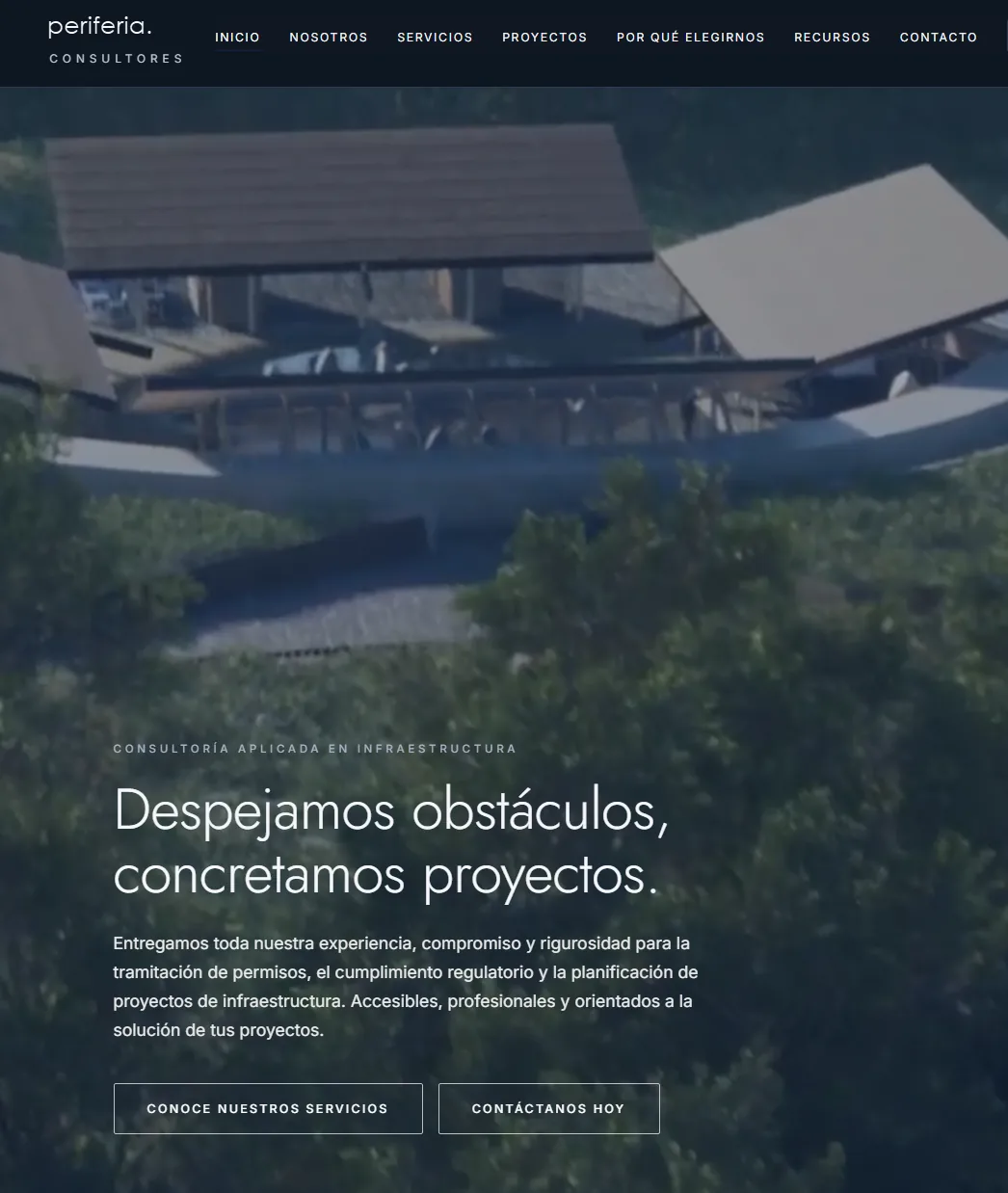 Captura real del sitio web www.periferia.cl